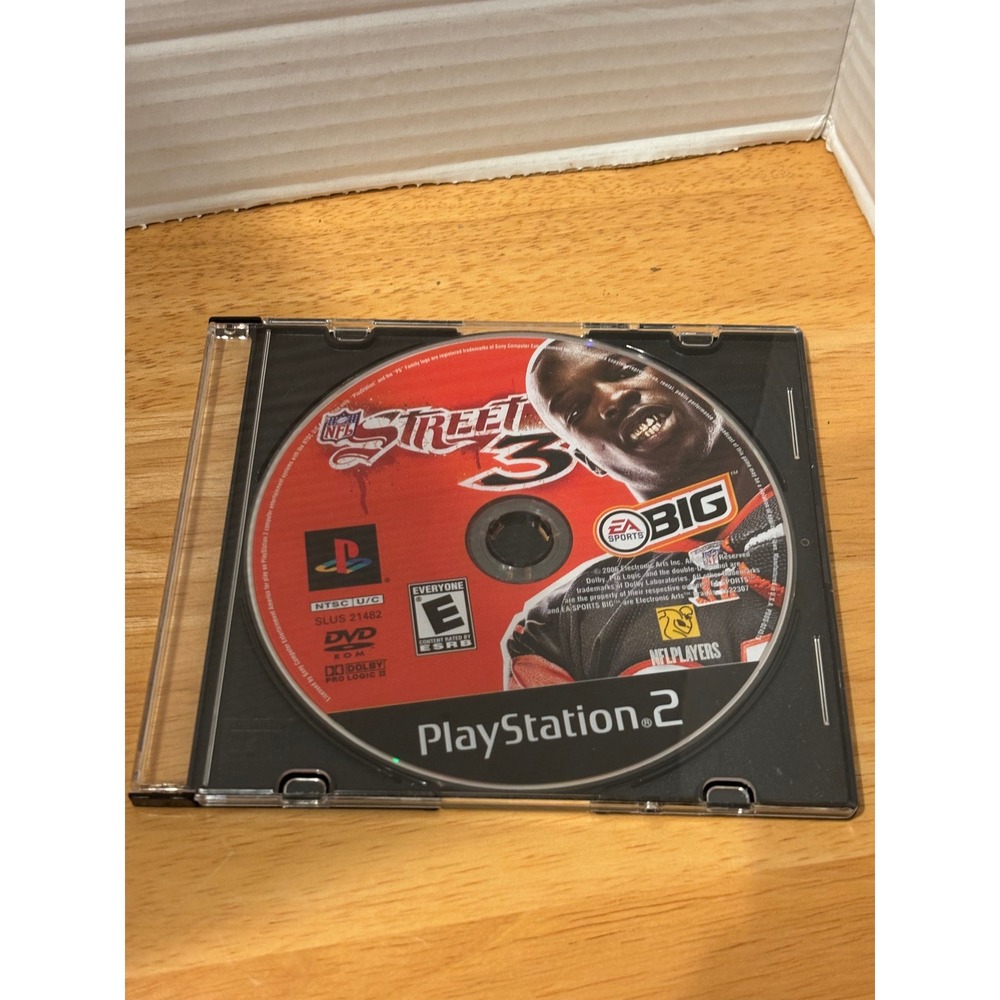 NFL Street 3 Sony PlayStation 2 PS2 EA Sports BIG SLUS-21482 Disc Only
